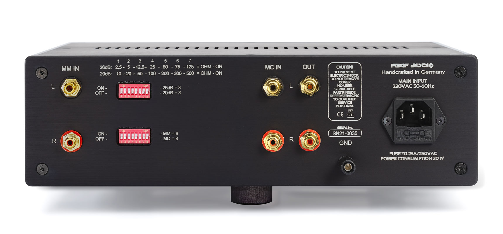 Natalija Phono MM/MC III signature rear